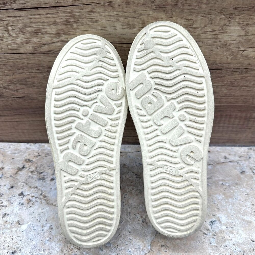 Native x Disney Star Wars Unisex Grogu Jefferson Slip On Shoes Yoda Cream M5 W7 - Picture 8 of 11